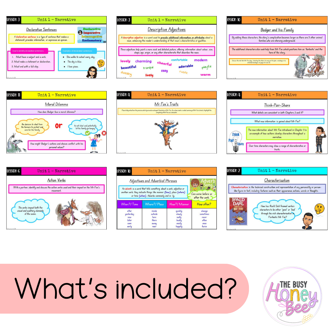 Stage 2 Year A Unit 1 NSW Narrative English Teaching Slides - Teaching Slides