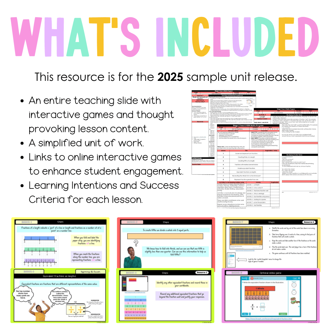 Stage 2 Year A Unit 16 NSW Maths Teaching Slides 2025 - Teaching Slides
