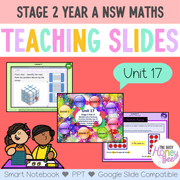 Stage 2 Year A Unit 17 NSW Maths Teaching Slides - Zip Folder: Smart Notebook, PowerPoint, Google Slide Compatible