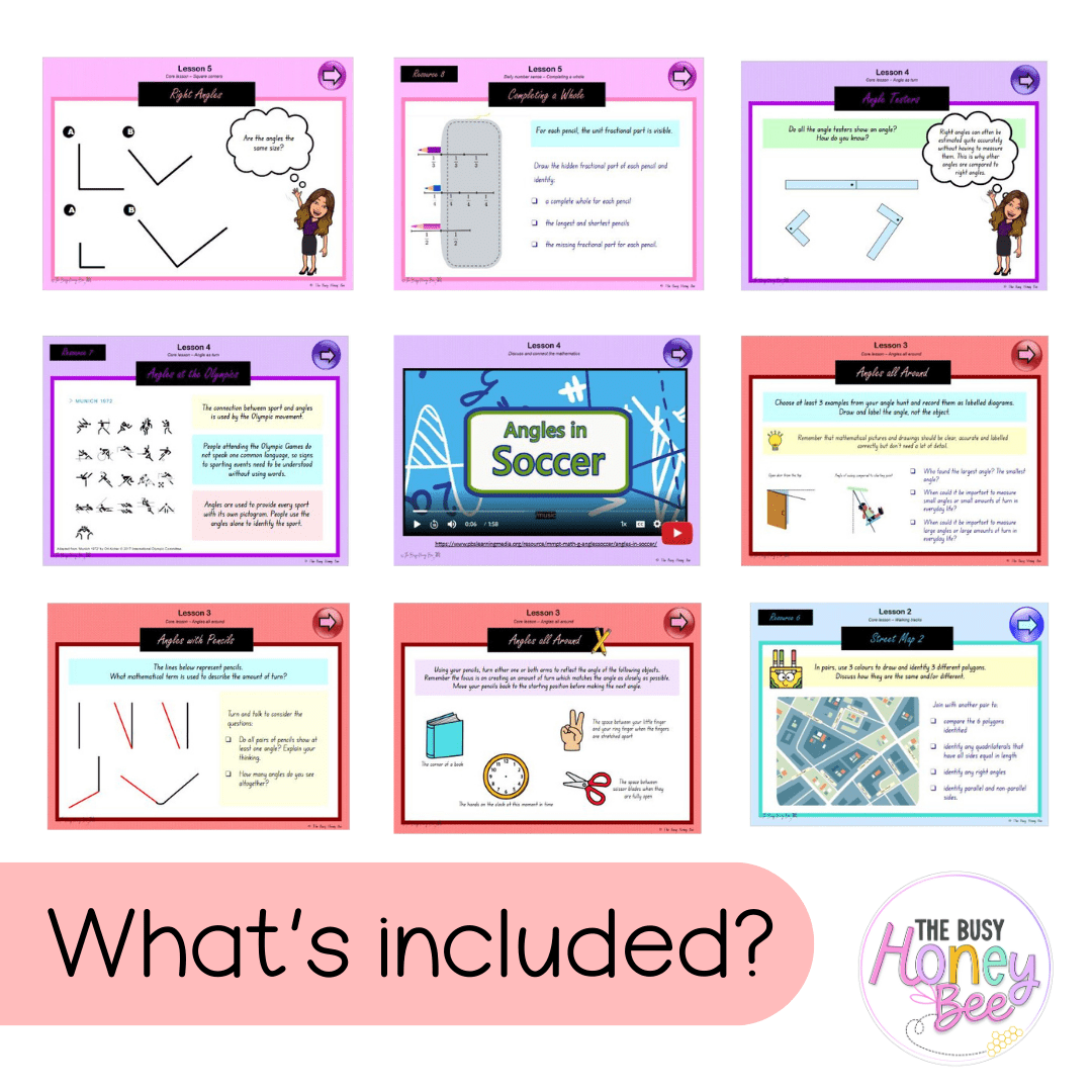 Stage 2 Year A Unit 19 NSW Maths Teaching Slides - Zip Folder: Smart Notebook, PowerPoint, Google Slide Compatible