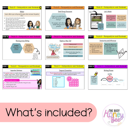 Stage 2 Year A Unit 6 NSW Perspective and Context English Teaching Slides - Teaching Slides