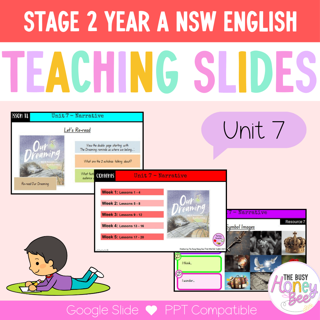 Stage 2 Year A Unit 7 NSW Narrative English Teaching Slides - Teaching Slides