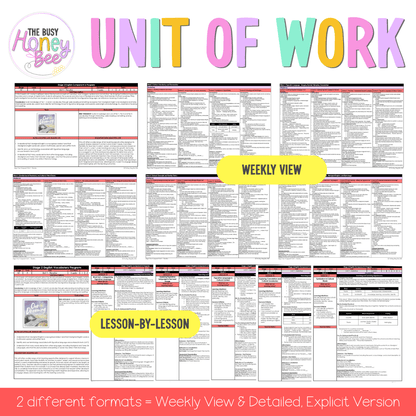 Stage 2 Year A Vocabulary Teaching Bundle Unit 7 - Teaching Bundle