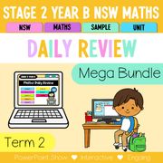 Stage 2 Year B Australian | NSW Math Daily Review | Warm-Up Term 2 Mega Bundle - Warm Up | Revision