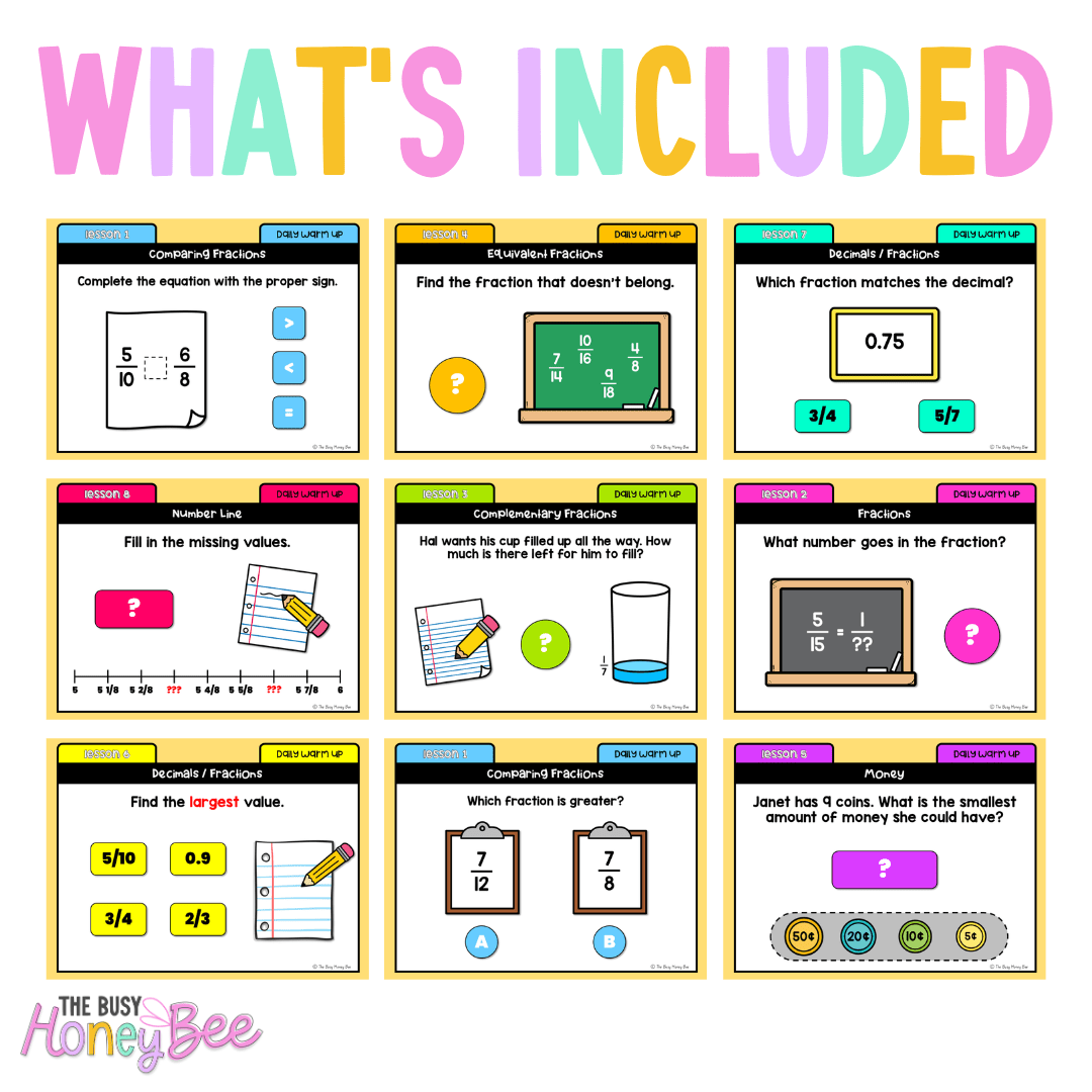 Stage 2 Year B Australian | NSW Math Daily Review | Warm-Up Term 4 Mega Bundle - Warm Up | Revision
