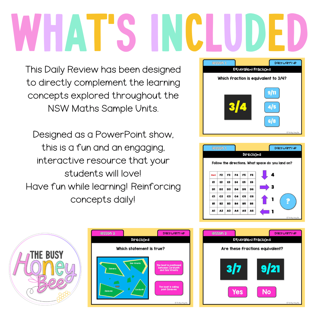 Stage 2 Year B Australian | NSW Math Daily Review | Warm-Up Unit 28 - Warm Up | Revision