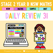 Stage 2 Year B Australian | NSW Math Daily Review | Warm-Up Unit 31 - Warm Up | Revision