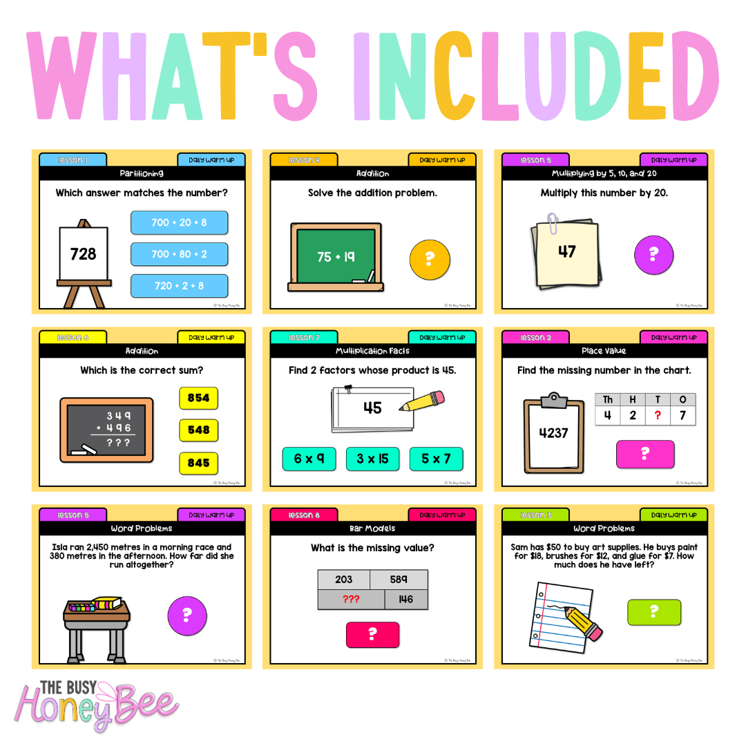 Stage 2 Year B Australian | NSW Math Daily Review | Warm-Up Unit 35 - Warm Up | Revision