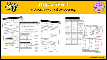 Stage 2 Year B Differentiated Maths Assessment Unit 21 - Assessment