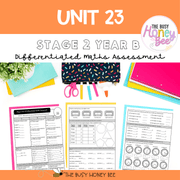 Stage 2 Year B Differentiated Maths Assessment Unit 23 - Microsoft Word Document