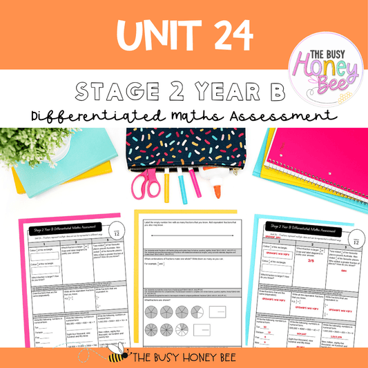 Stage 2 Year B Differentiated Maths Assessment Unit 24 - Microsoft Word Document