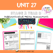 Stage 2 Year B Differentiated Maths Assessment Unit 27 - Microsoft Word Document
