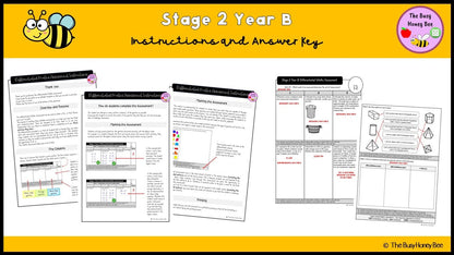 Stage 2 Year B Differentiated Maths Assessment Unit 29 - Microsoft Word Document