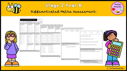 Stage 2 Year B Differentiated Maths Assessment Unit 33 - Microsoft Word Document