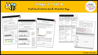 Stage 2 Year B Differentiated Maths Assessment Unit 37 - Assessment