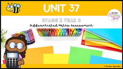 Stage 2 Year B Differentiated Maths Assessment Unit 37 - Assessment