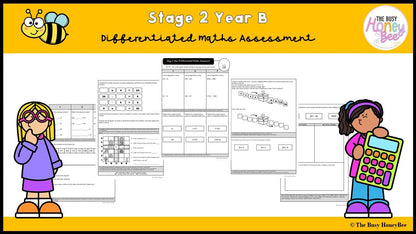 Stage 2 Year B Differentiated Maths Assessment Unit 40 - Assessment