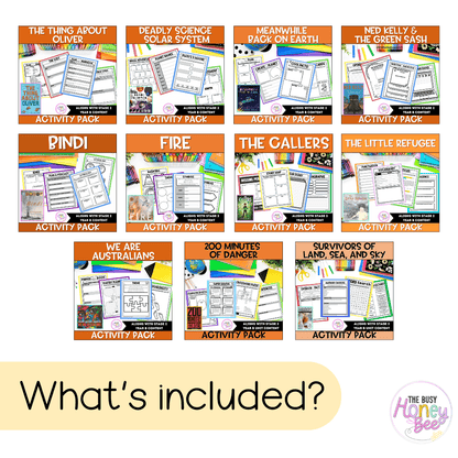 Stage 2 Year B English Activity Pack ULTIMATE Mega Bundle - Activity Pack