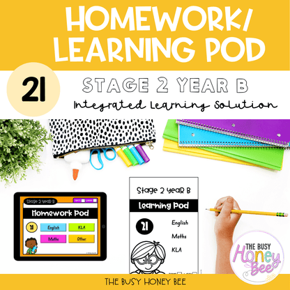 Stage 2 Year B Homework/Learning Pod 21 - Homework | Casual Teaching