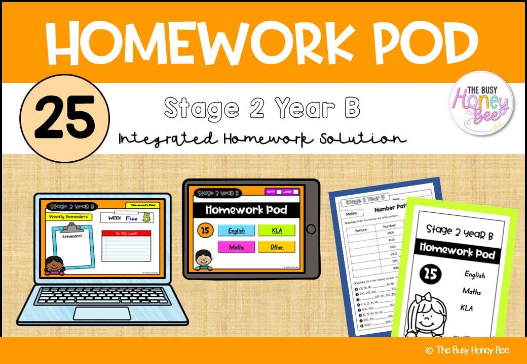 Stage 2 Year B Homework/Learning Pod 25 - PowerPoint