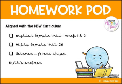 Stage 2 Year B Homework/Learning Pod 26 - Homework | Casual Teaching