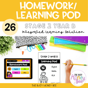 Stage 2 Year B Homework/Learning Pod 26 - Homework | Casual Teaching