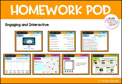 Stage 2 Year B Homework/Learning Pod 28 - Homework | Casual Teaching