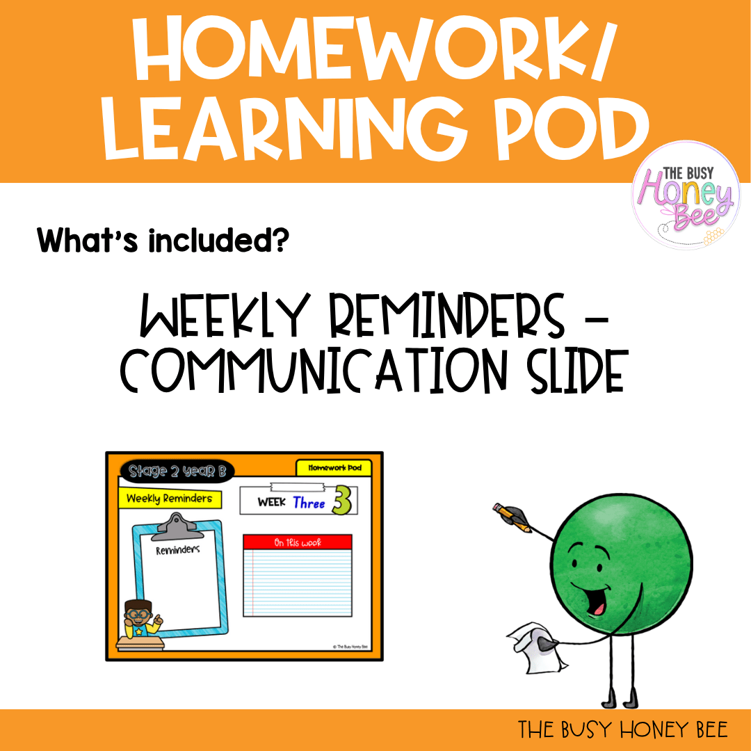 Stage 2 Year B Homework/Learning Pod 34 - Homework | Casual Teaching