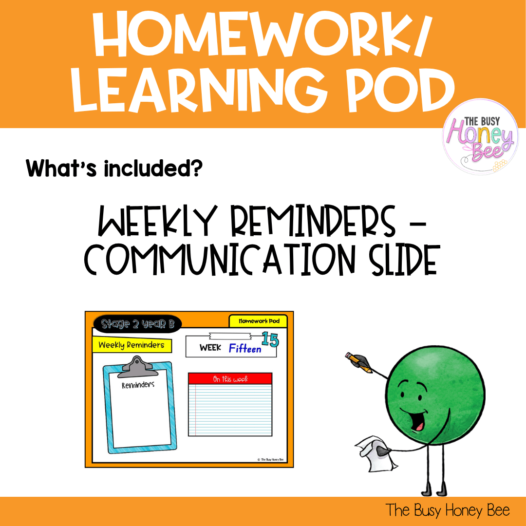 Stage 2 Year B Homework/Learning Pod 35 - Homework | Casual Teaching