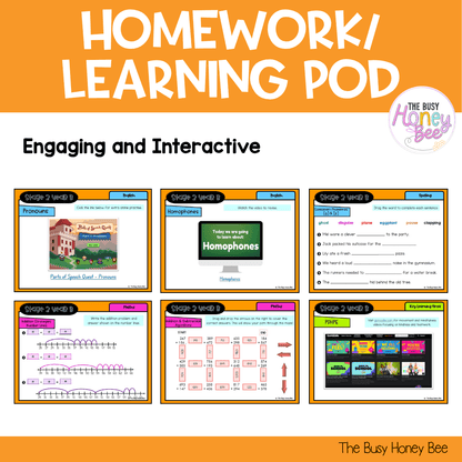 Stage 2 Year B Homework/Learning Pod 35 - Homework | Casual Teaching
