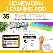 Stage 2 Year B Homework/Learning Pod 35 - Homework | Casual Teaching
