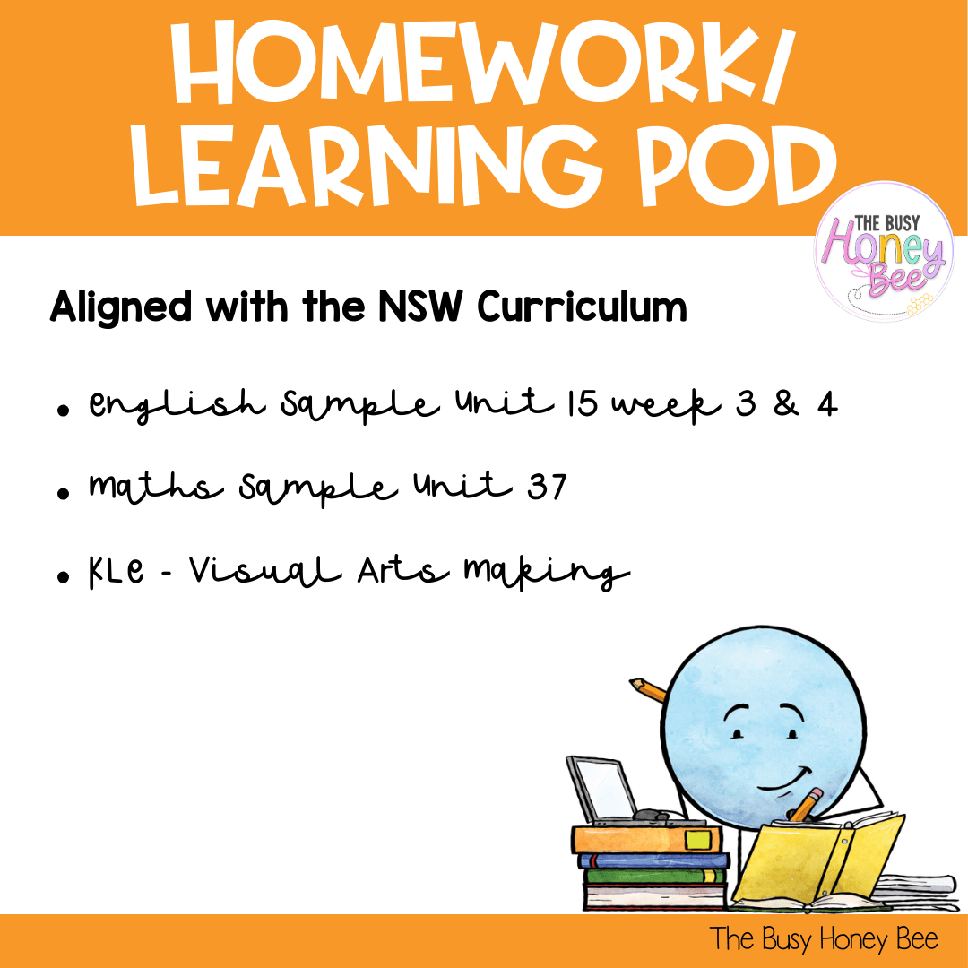 Stage 2 Year B Homework/Learning Pod 37 - Homework | Casual Teaching