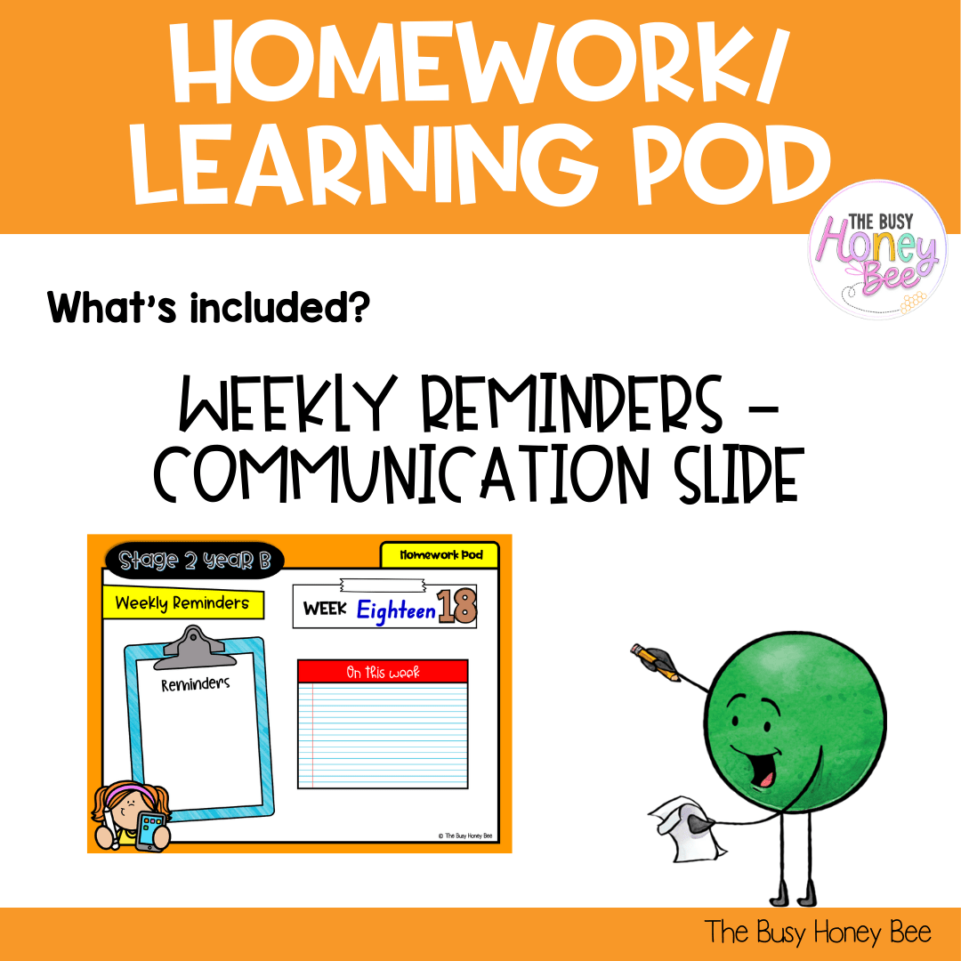 Stage 2 Year B Homework/Learning Pod 38 - Homework | Casual Teaching