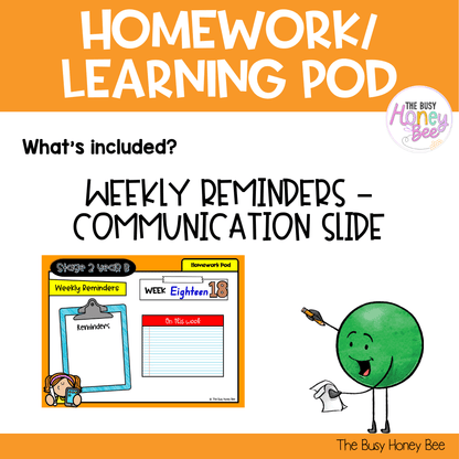 Stage 2 Year B Homework/Learning Pod 38 - Homework | Casual Teaching