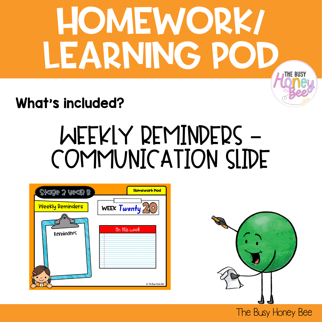Stage 2 Year B Homework/Learning Pod 40 - Homework | Casual Teaching