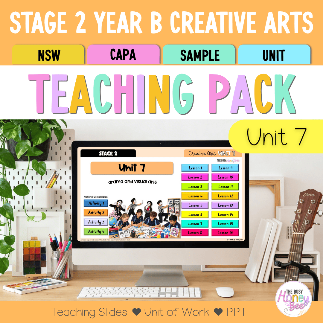 Stage 2 Year B NSW Creative Arts Sample Unit 6 Teaching Pack - Teaching Bundle