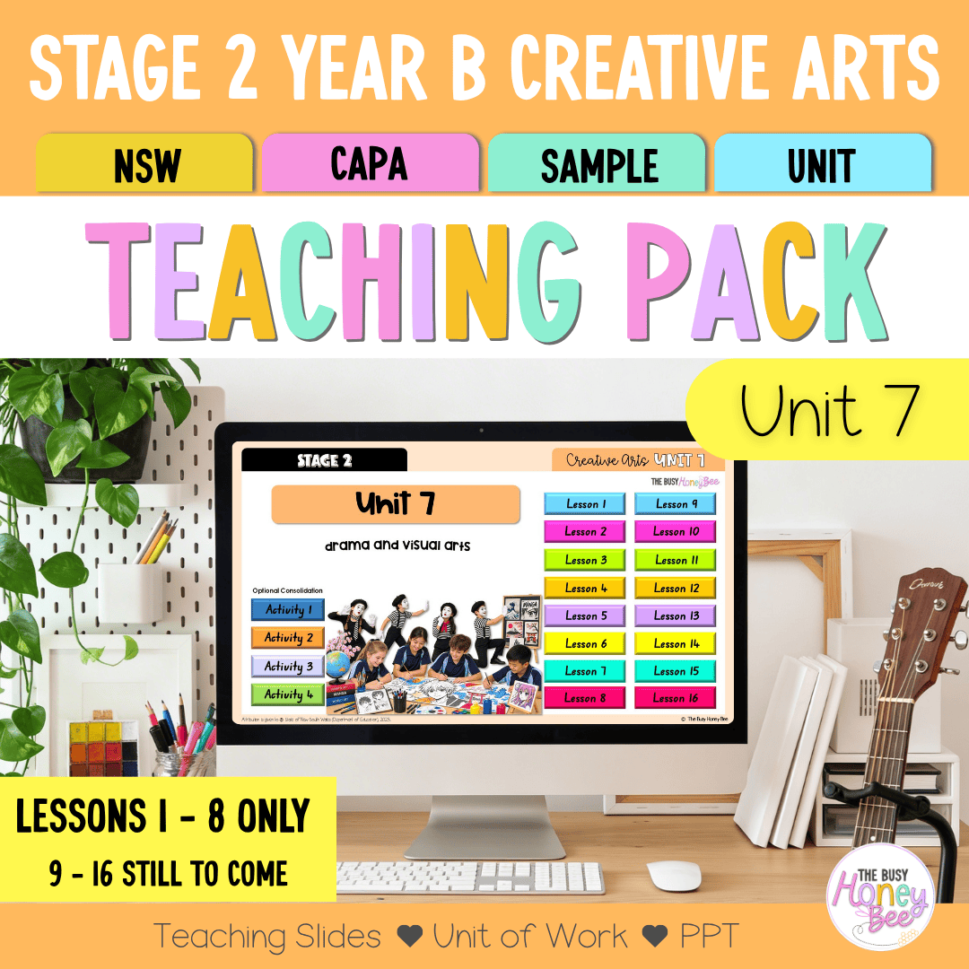 Stage 2 Year B NSW Creative Arts Sample Unit 7 Teaching Pack - Teaching Bundle