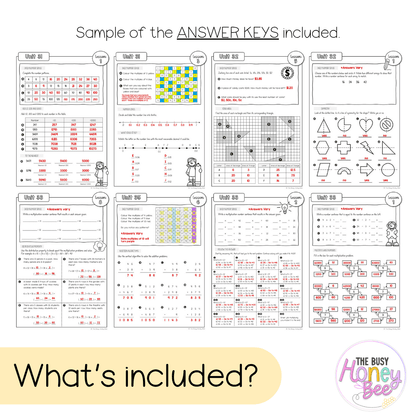 Stage 2 Year B NSW Maths Workbook Term 3 - Workbook | Worksheets