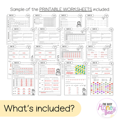 Stage 2 Year B NSW Maths Worksheets Unit 31 - Workbook | Worksheets