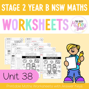Stage 2 Year B NSW Maths Worksheets Unit 38 - Workbook | Worksheets