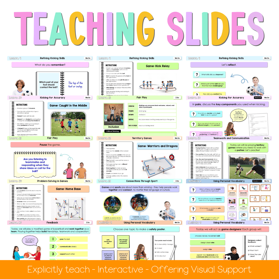 Stage 2 Year B NSW PDHPE Sample Unit 6 Teaching Pack - Teaching Bundle