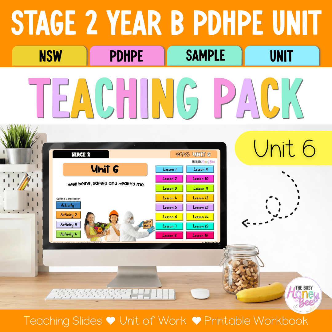 Stage 2 Year B NSW PDHPE Sample Unit 6 Teaching Pack - Teaching Bundle