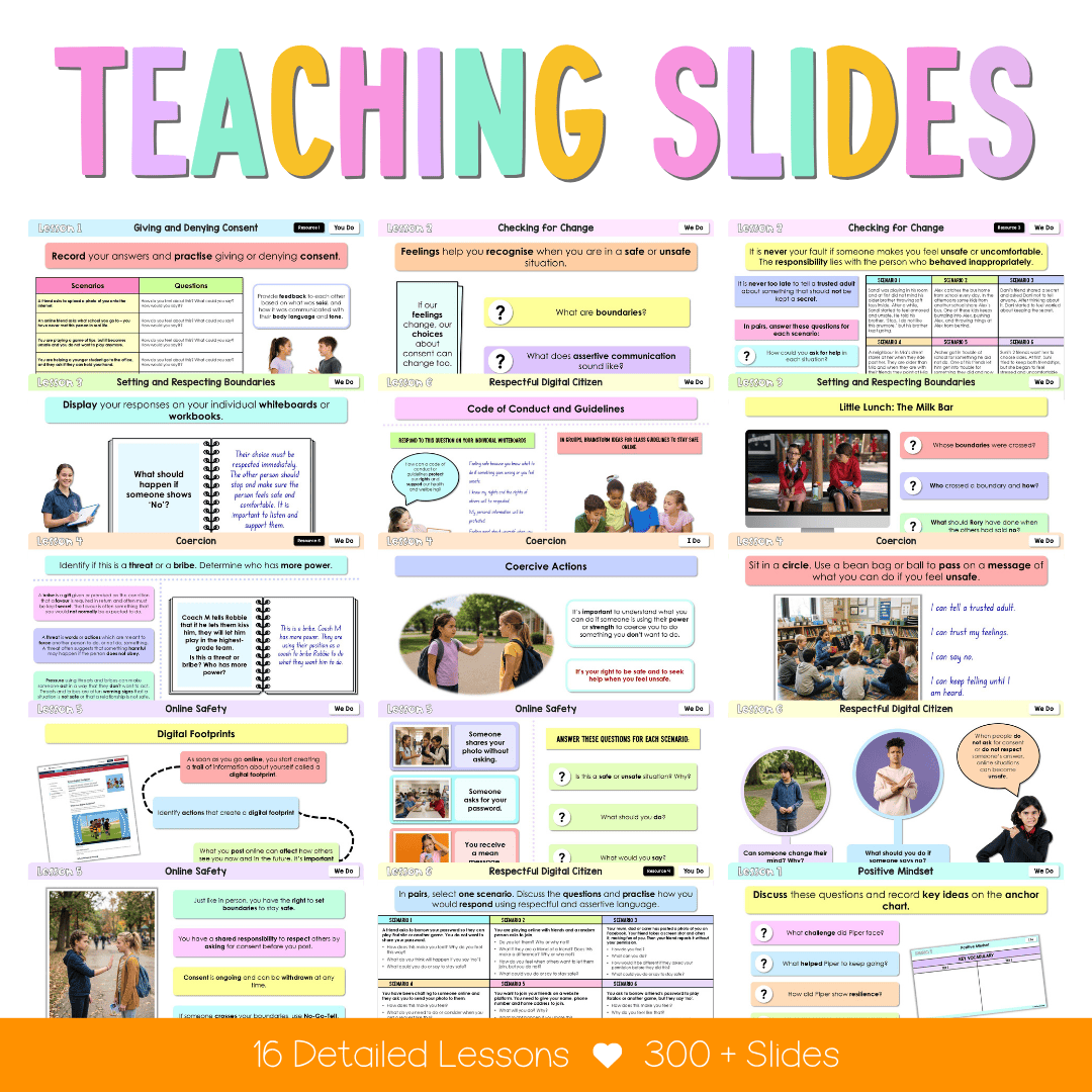Stage 2 Year B NSW PDHPE Sample Unit 7 Teaching Pack - Teaching Bundle