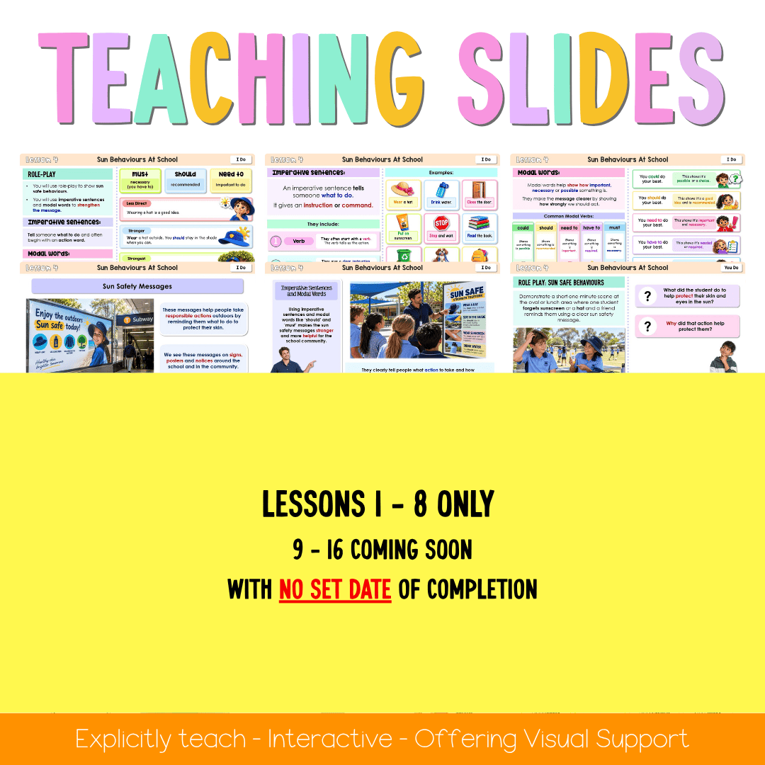 Stage 2 Year B NSW PDHPE Sample Unit 8 Teaching Pack - Teaching Bundle