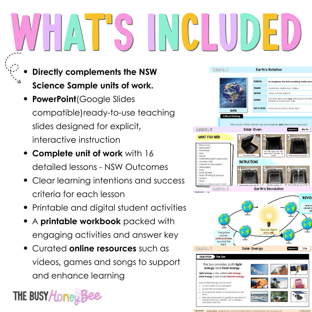Stage 2 Year B NSW Science Sample Unit 5 Teaching Pack 2026 - Teaching Bundle