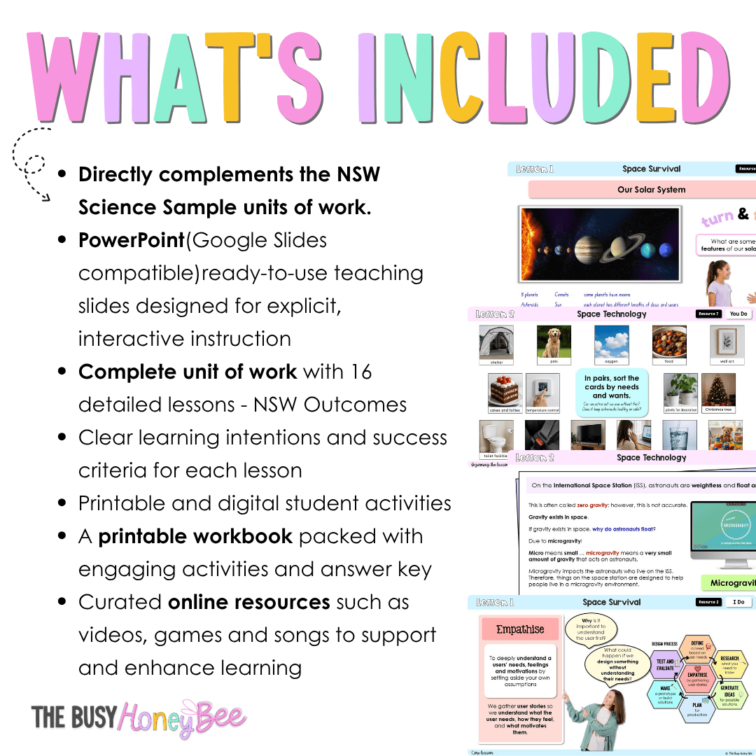 Stage 2 Year B NSW Science Sample Unit 6 Teaching Pack 2026 - Teaching Bundle