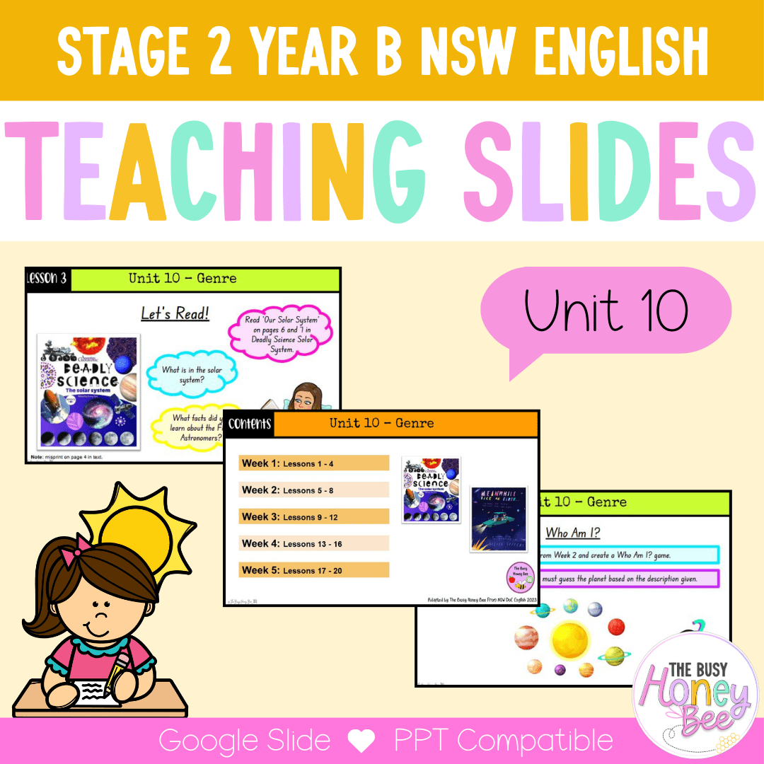 Stage 2 Year B Term 1 English Teaching Slides Mega Bundle - Teaching Slides