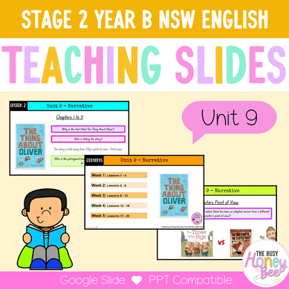 Stage 2 Year B Term 1 English Teaching Slides Mega Bundle - Teaching Slides