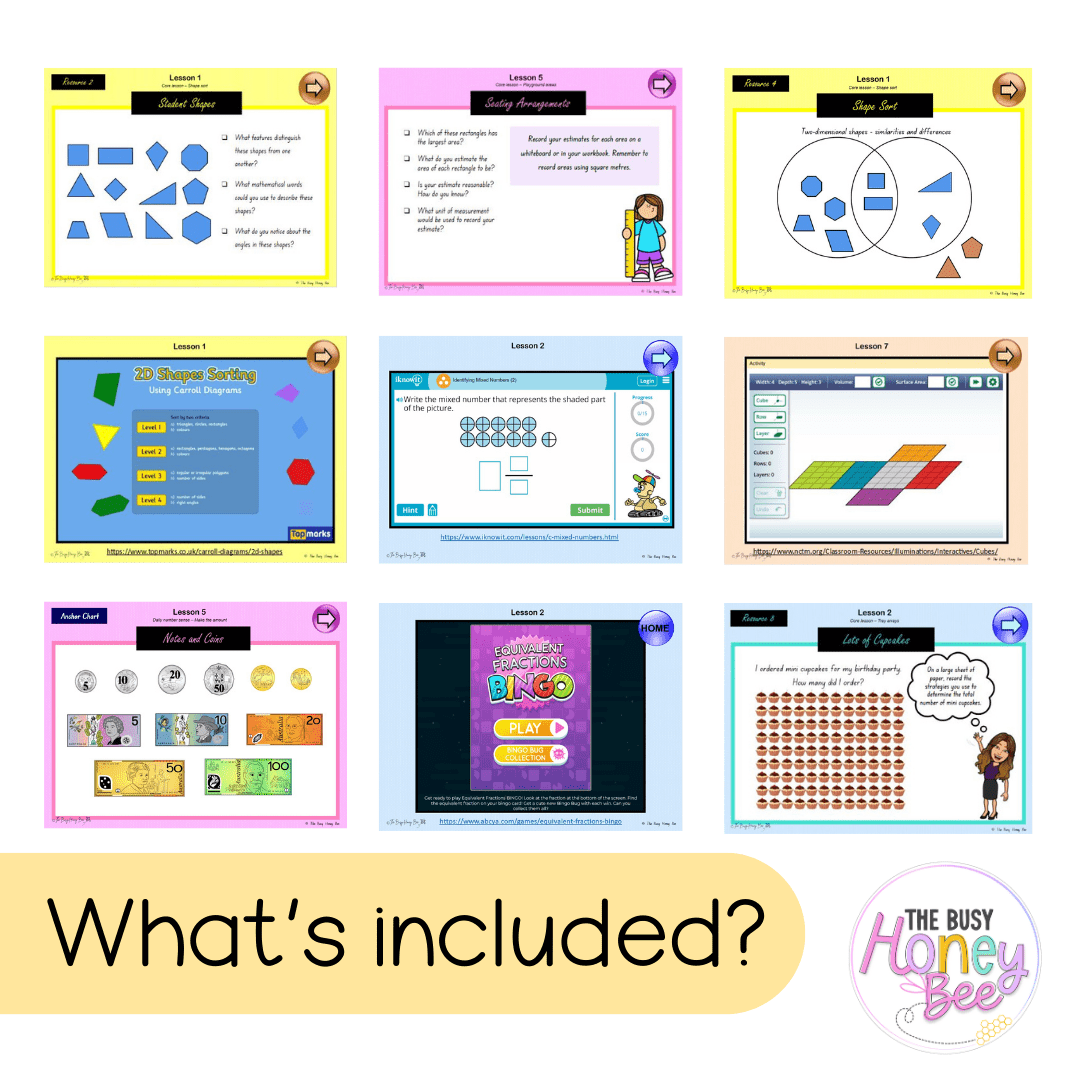 Stage 2 Year B Term 4 Maths Teaching Slides Mega Bundle - Teaching Slides