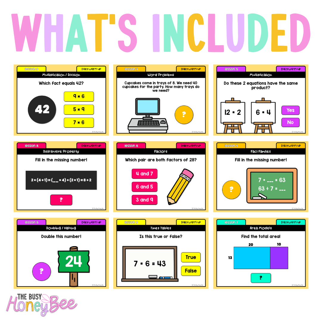 Stage 2 Year B Ultimate Australian | NSW Maths Daily Review | Warm-Up Mega Bundle - Warm Up | Revision